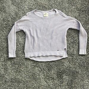Hollister Purple Long Sleeve Knit Sweater